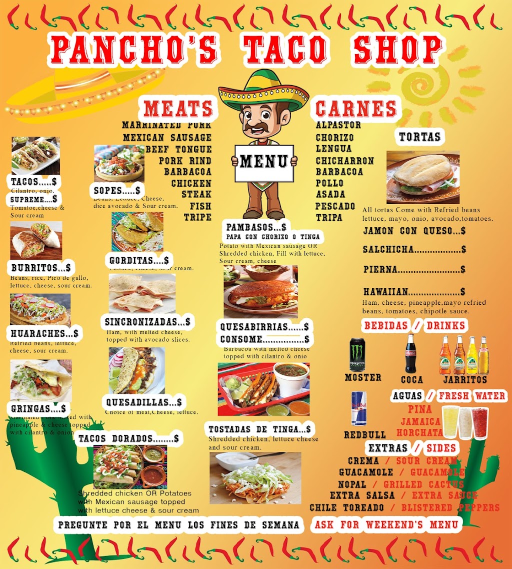 PANCHOS TACO SHOP | restaurant | 4250 W Broad St, Columbus, OH 43228, USA | 6145491392 OR +1 614-549-1392