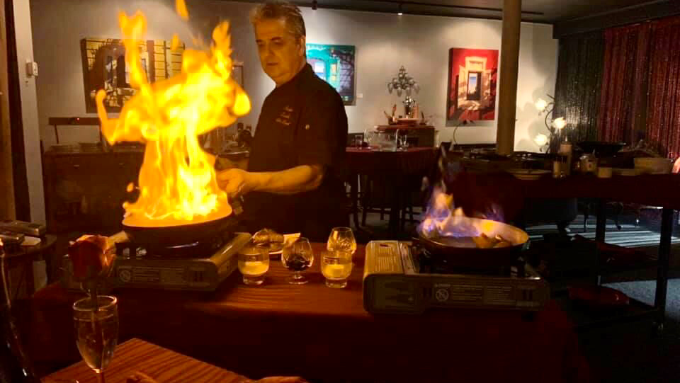 Flambe After Dark | restaurant | 5 Racetrack Rd NW, Fort Walton Beach, FL 32547, USA | 8502268595 OR +1 850-226-8595