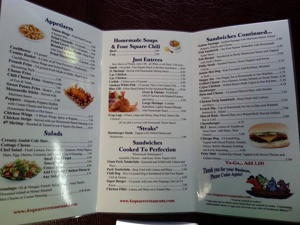 Four Square Restaurant Edwardsburg, MI | restaurant | 69213 M-62, Edwardsburg, MI 49112, USA | 2696639901 OR +1 269-663-9901