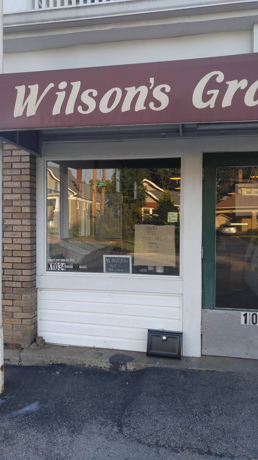 Wilsons Grocery | restaurant | 1010 Cramer Ave, Lexington, KY 40502, USA | 8592664531 OR +1 859-266-4531