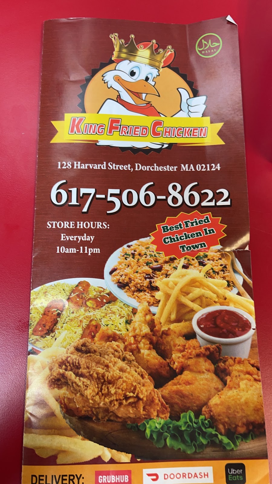King Fried Chicken | restaurant | 128 Harvard St, Boston, MA 02124, USA | 6175068622 OR +1 617-506-8622