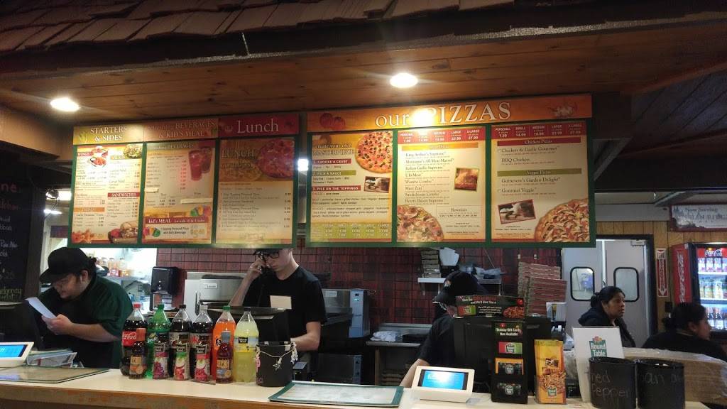 Round Table Pizza | meal delivery | 50 Cabrillo Hwy N, Half Moon Bay, CA 94019, USA | 6507265208 OR +1 650-726-5208