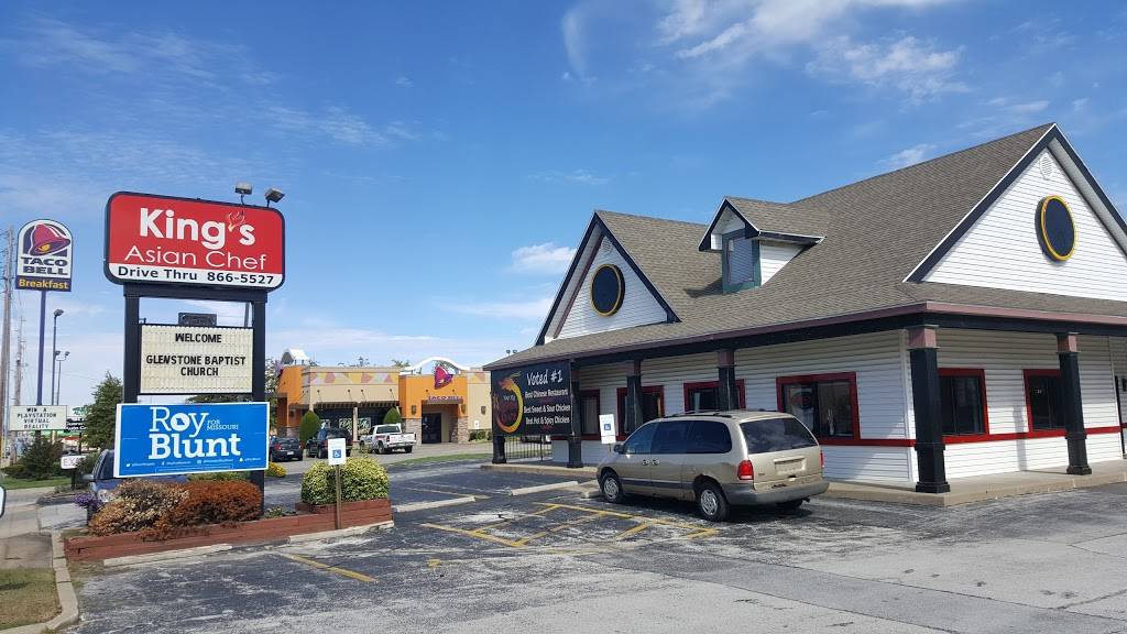 Kings Asian Chef | restaurant | 1336 N Glenstone Ave, Springfield, MO 65802, USA | 4178665527 OR +1 417-866-5527