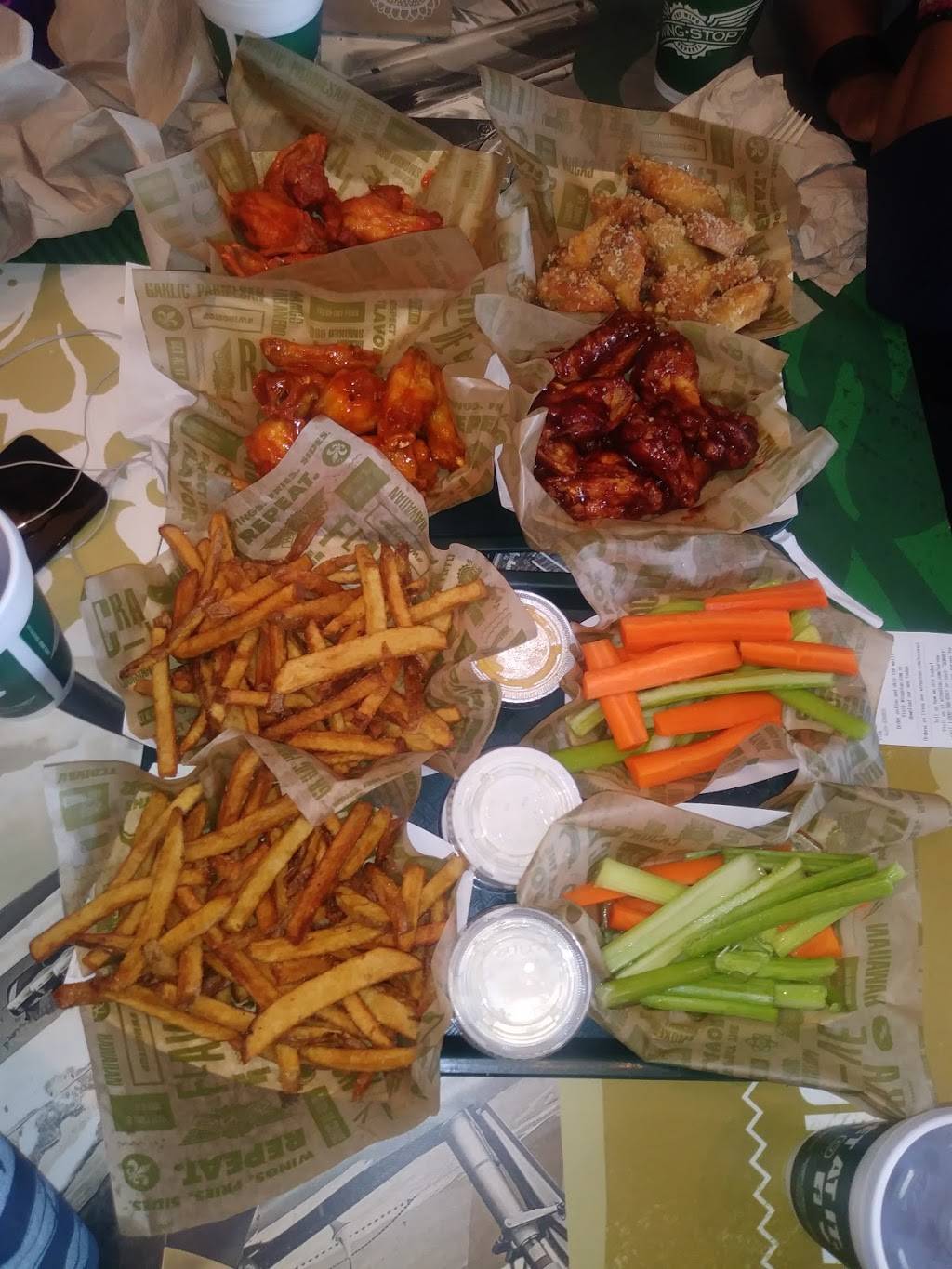 Wingstop | restaurant | 624 Tyvola Rd, Charlotte, NC 28217, USA | 9802257343 OR +1 980-225-7343