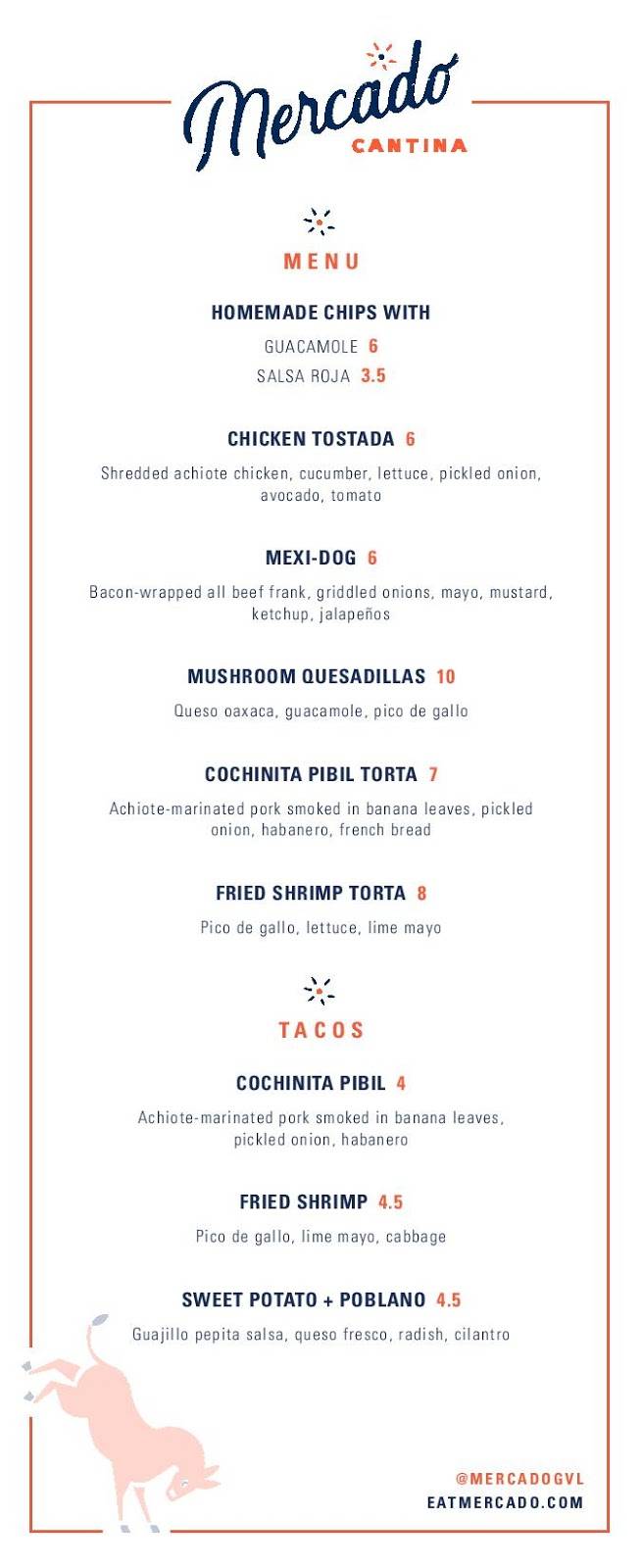 Mercado Cantina | restaurant | 126 Augusta St Suite 1, Greenville, SC 29601, USA | 8643739343 OR +1 864-373-9343
