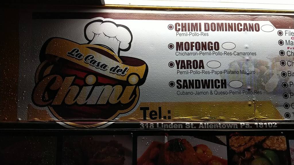 La Casa Del Chimi | restaurant | 50-98 N Race St, Allentown, PA 18101, USA | 6105155536 OR +1 610-515-5536
