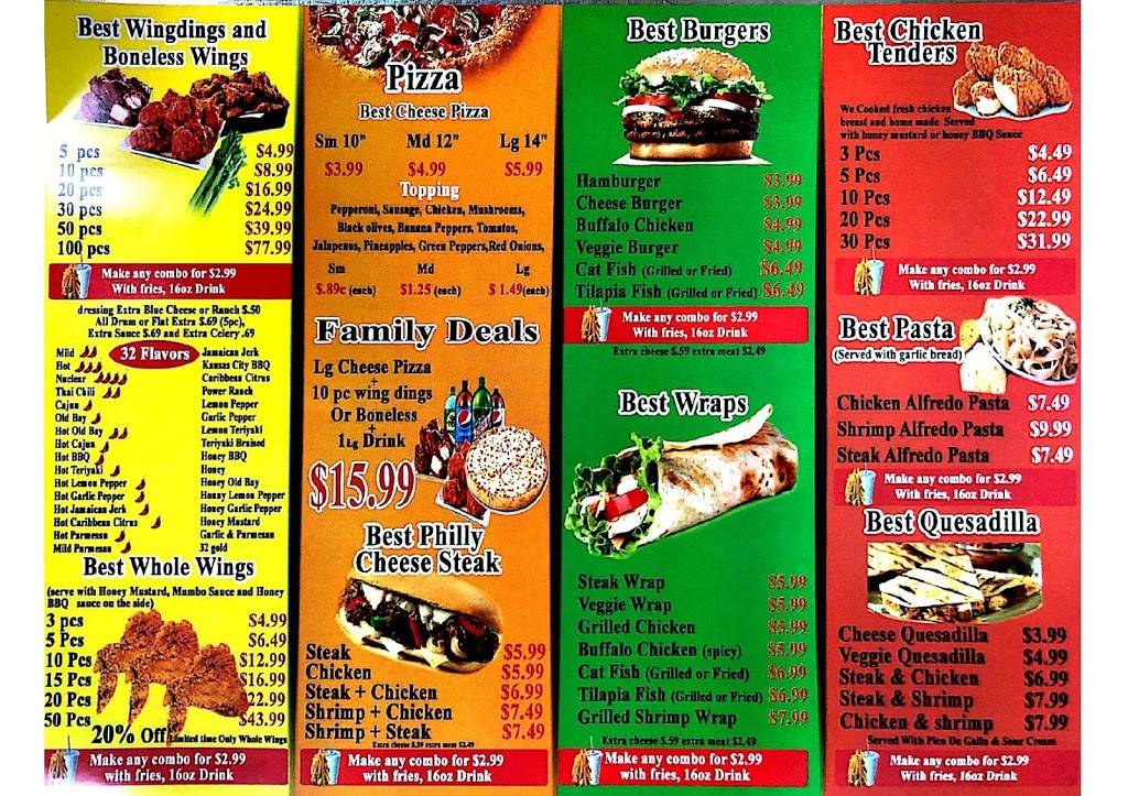 DC Best Wings & Pizza | restaurant | 18830 E 9 Mile Rd, Eastpointe, MI 48021, USA | 5868722692 OR +1 586-872-2692
