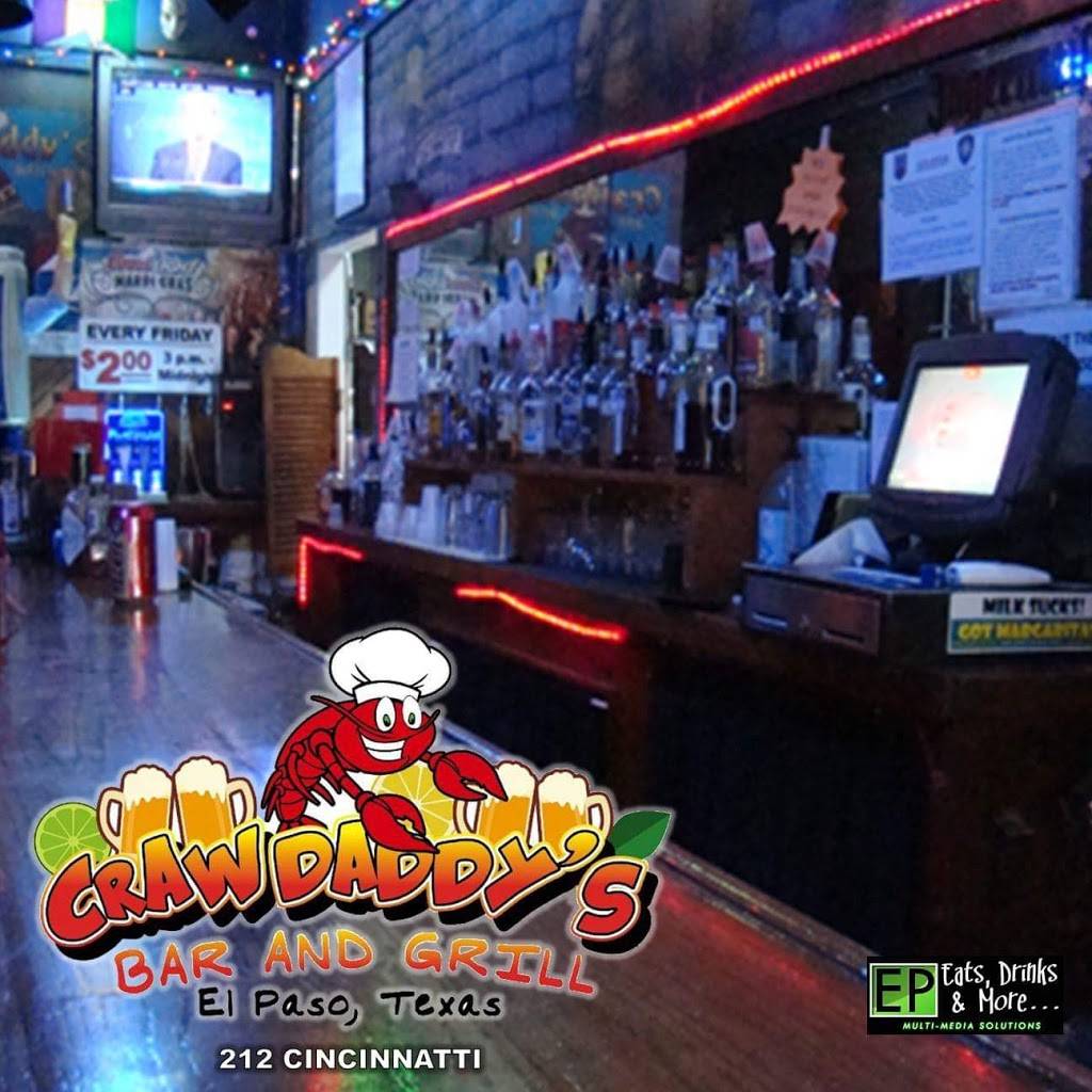 Crawdaddys Bar and Grill | restaurant | 212 Cincinnati Ave, El Paso, TX 79902, USA | 9155339332 OR +1 915-533-9332