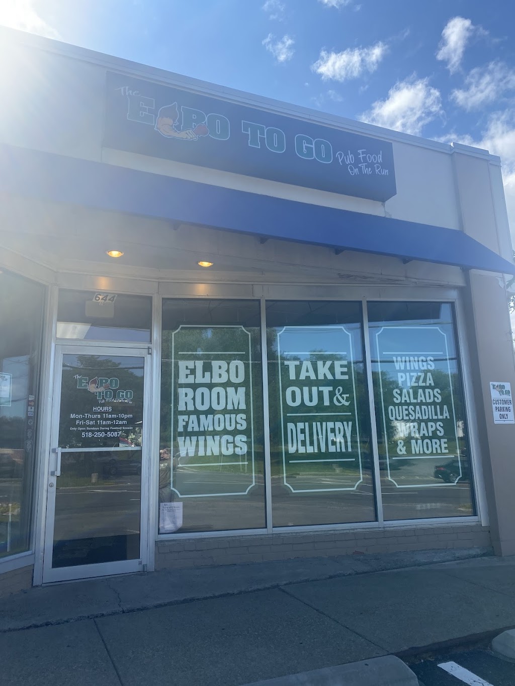 Elbo To Go | restaurant | 644 Loudon Rd, Latham, NY 12110, USA | 5182505087 OR +1 518-250-5087