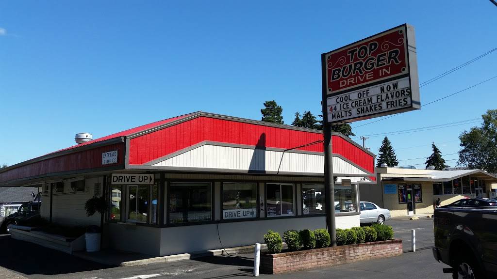Top Burger Drive In | restaurant | 1436 NE Everett St, Camas, WA 98607, USA | 3608343867 OR +1 360-834-3867