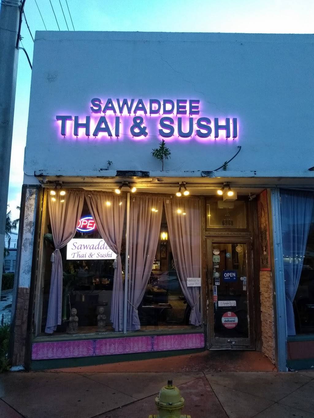 Sawaddee Thai & Sushi Restaurant | restaurant | 6968 Bay Dr, Miami Beach, FL 33141, USA | 3058668111 OR +1 305-866-8111
