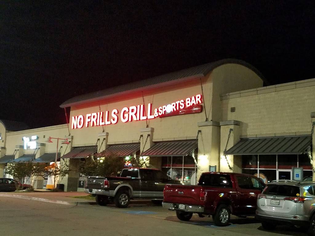 No Frills Grill & Sports Bar - Mansfield | restaurant | 2851 Matlock Rd #422, Mansfield, TX 76063, USA | 8174736699 OR +1 817-473-6699