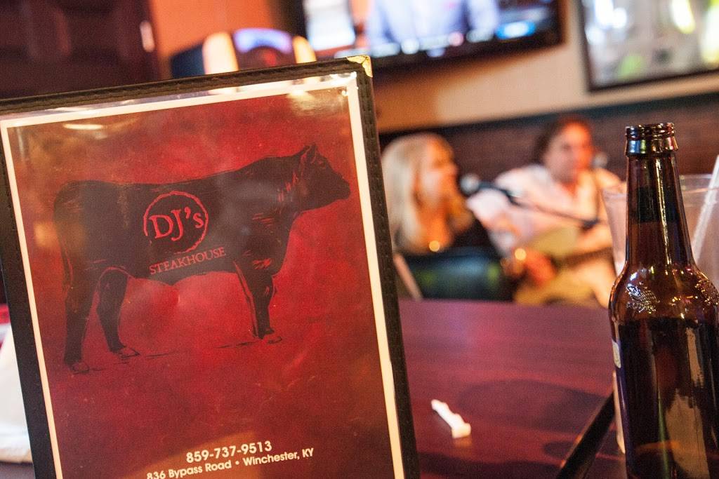 DJs Steakhouse | restaurant | 836 Bypass Rd, Winchester, KY 40391, USA | 8597379513 OR +1 859-737-9513