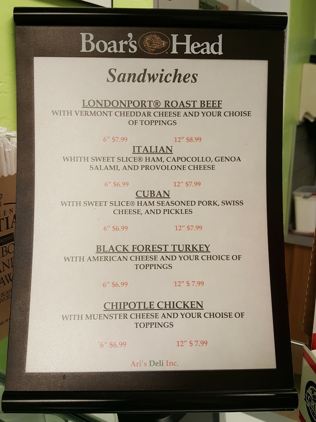 Aris Deli & Pizza | meal delivery | 1390 S Dixie Hwy #2122, Coral Gables, FL 33146, USA | 3056610177 OR +1 305-661-0177