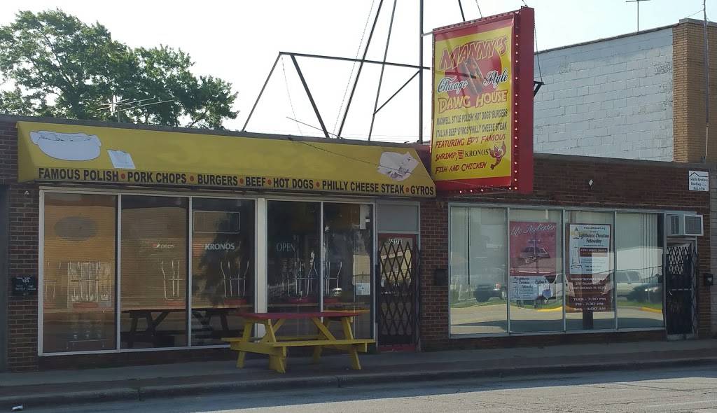 Mannys Chicago Style Dawg House | restaurant | 6217 Kennedy Ave, Hammond, IN 46323, USA | 2198441118 OR +1 219-844-1118