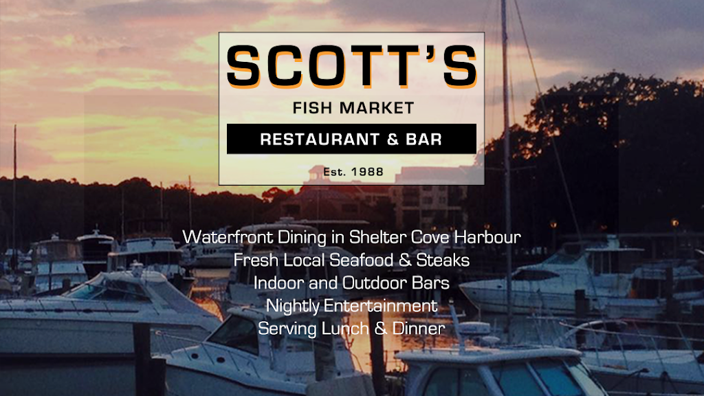 Scotts Fish Market Restaurant | restaurant | 17 Harbourside Ln, Hilton Head Island, SC 29928, USA | 8437857575 OR +1 843-785-7575