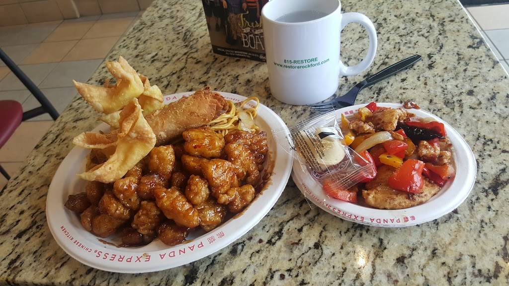 Panda Express | meal takeaway | 7046 Walton St, Rockford, IL 61108, USA | 8152279606 OR +1 815-227-9606
