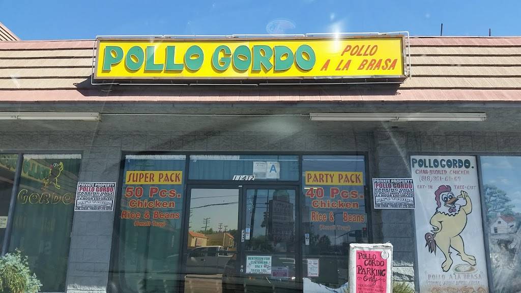 Pollo Gordo | restaurant | 11420 Laurel Canyon Blvd, San Fernando, CA 91340, USA | 8183616169 OR +1 818-361-6169