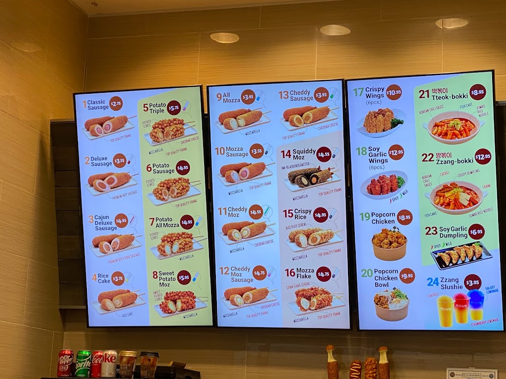 Zzang Hot Dog & Chicken UTC | meal takeaway | 4545 La Jolla Village Dr FC3, San Diego, CA 92122, USA | 8583526757 OR +1 858-352-6757