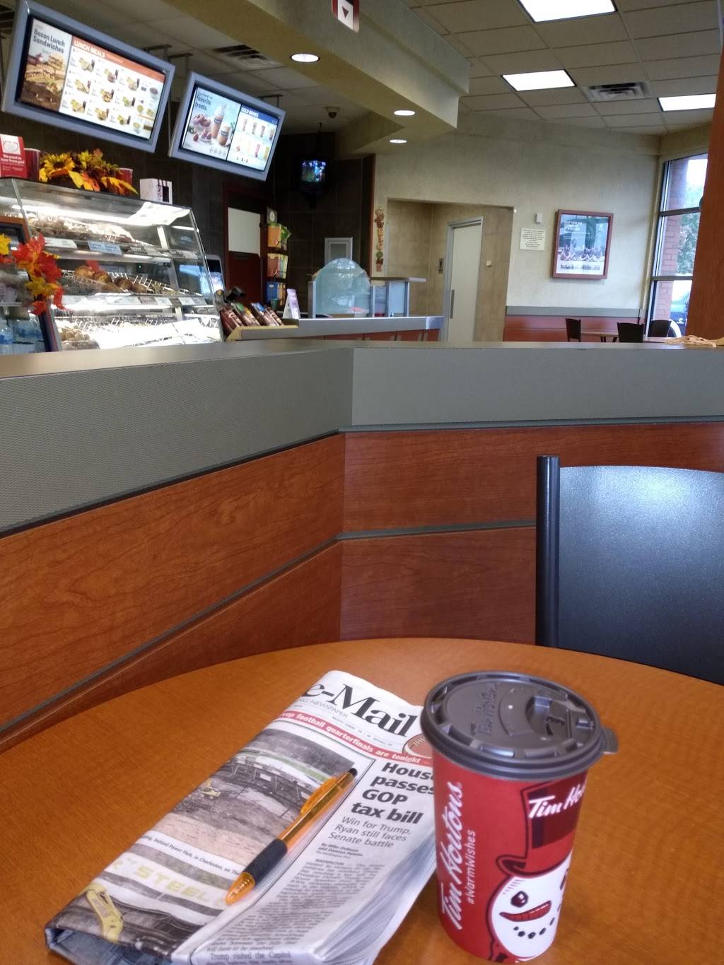 Tim Hortons | restaurant | 555 Fifth St, Parkersburg, WV 26101, USA | 3044284104 OR +1 304-428-4104