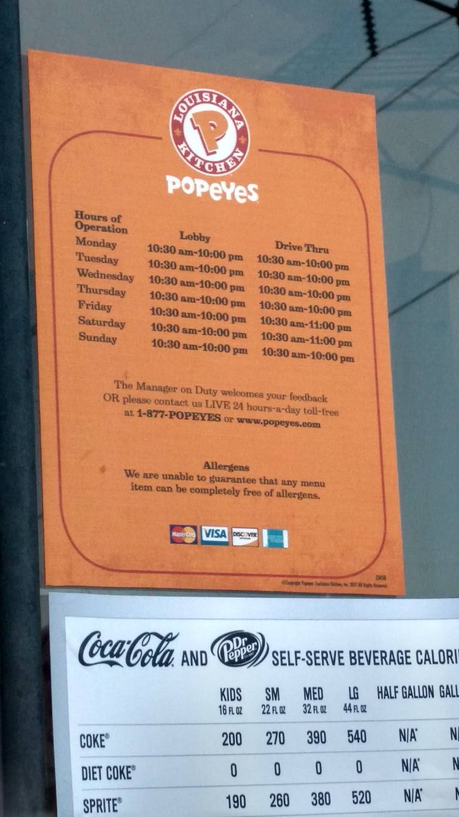 Popeyes Louisiana Kitchen | restaurant | 12401 N Pennsylvania Ave, Oklahoma City, OK 73120, USA | 4057518413 OR +1 405-751-8413