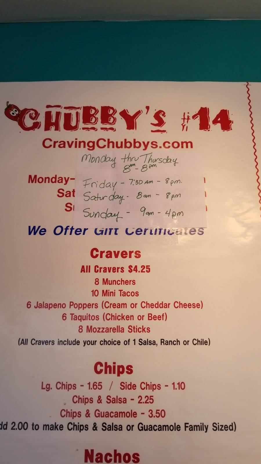Chubbys #14 | restaurant | 5826 S Lowell Blvd, Littleton, CO 80123, USA | 3037307405 OR +1 303-730-7405