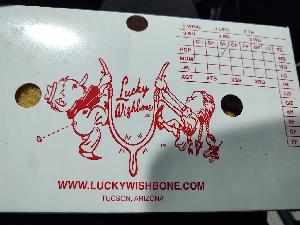 Lucky Wishbone | restaurant | 5220 S Nogales Hwy, Tucson, AZ 85706, USA | 5202947607 OR +1 520-294-7607