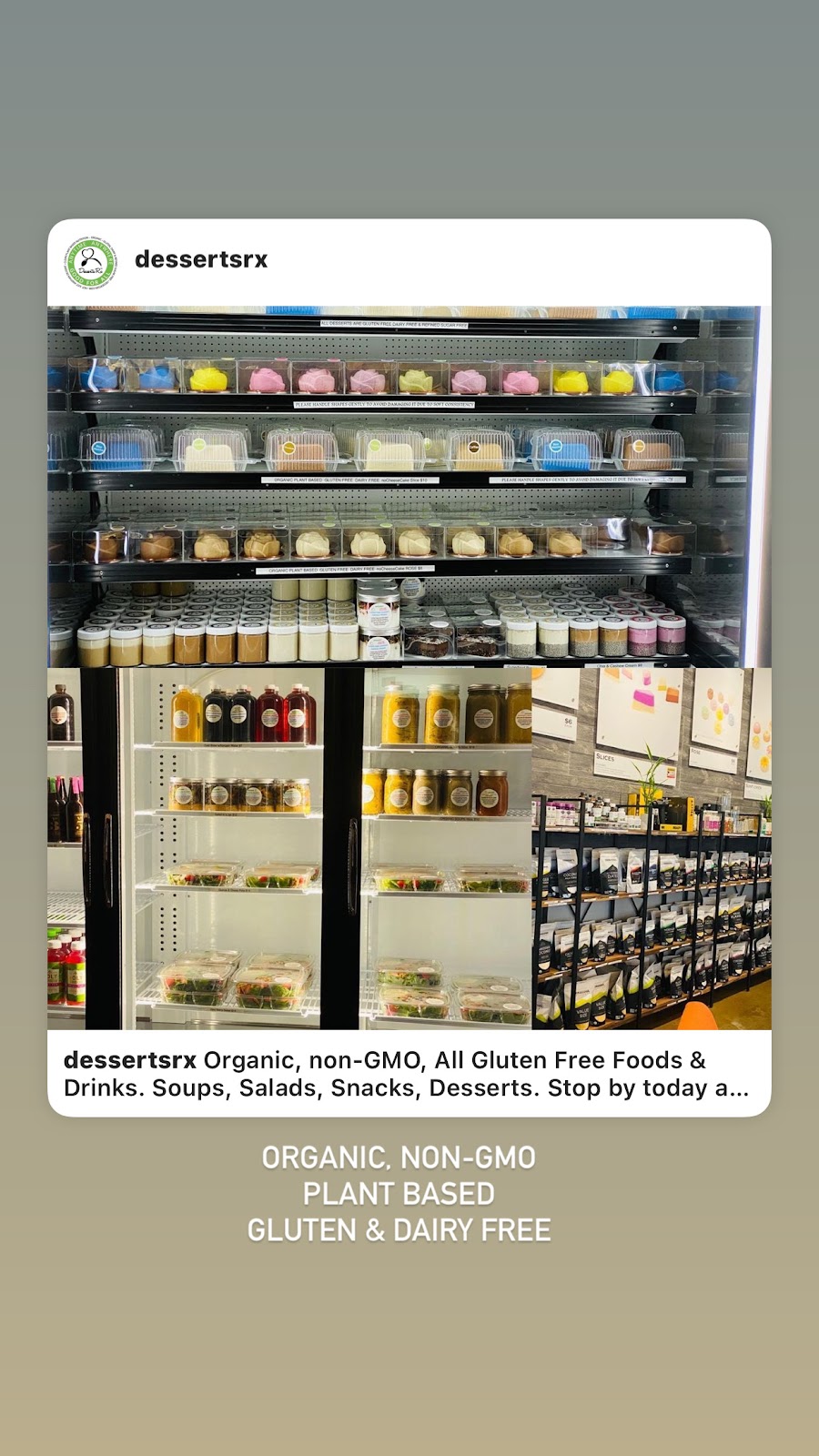 Desserts Rx Organic Cafe’ | cafe | 8300 Precinct Line Rd suite #104, Colleyville, TX 76034, USA | 8175764316 OR +1 817-576-4316