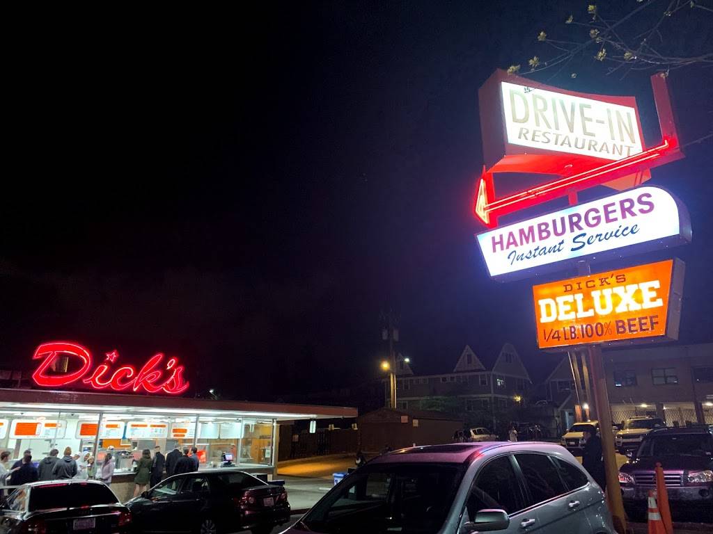 Dicks Drive-In | restaurant | 111 NE 45th St, Seattle, WA 98105, USA | 2066325125 OR +1 206-632-5125