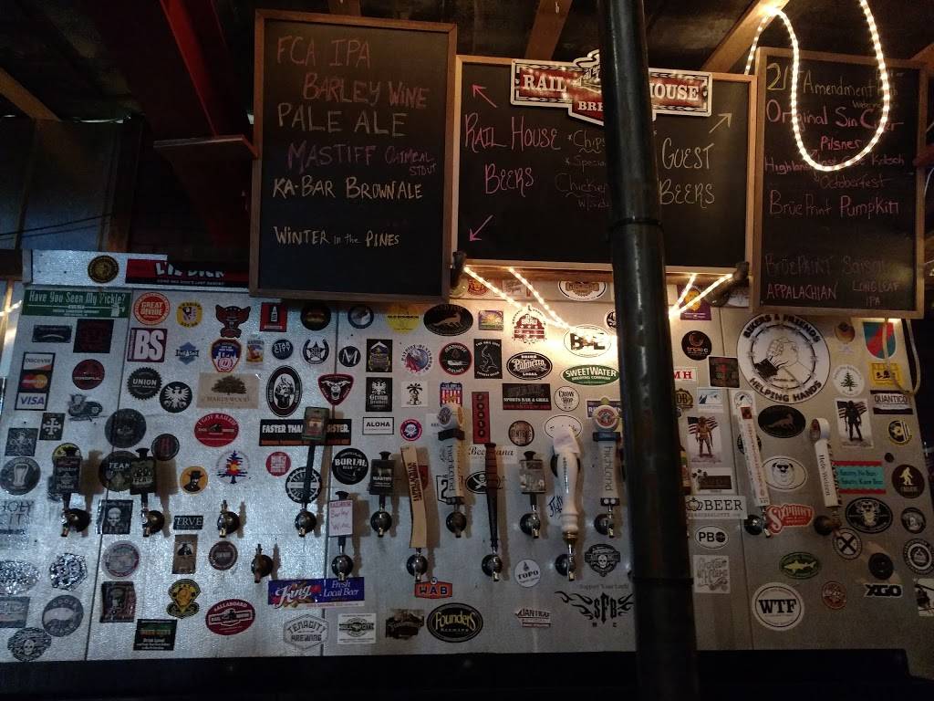 Railhouse Brewery | restaurant | 105 E South St, Aberdeen, NC 28315, USA | 9107835280 OR +1 910-783-5280