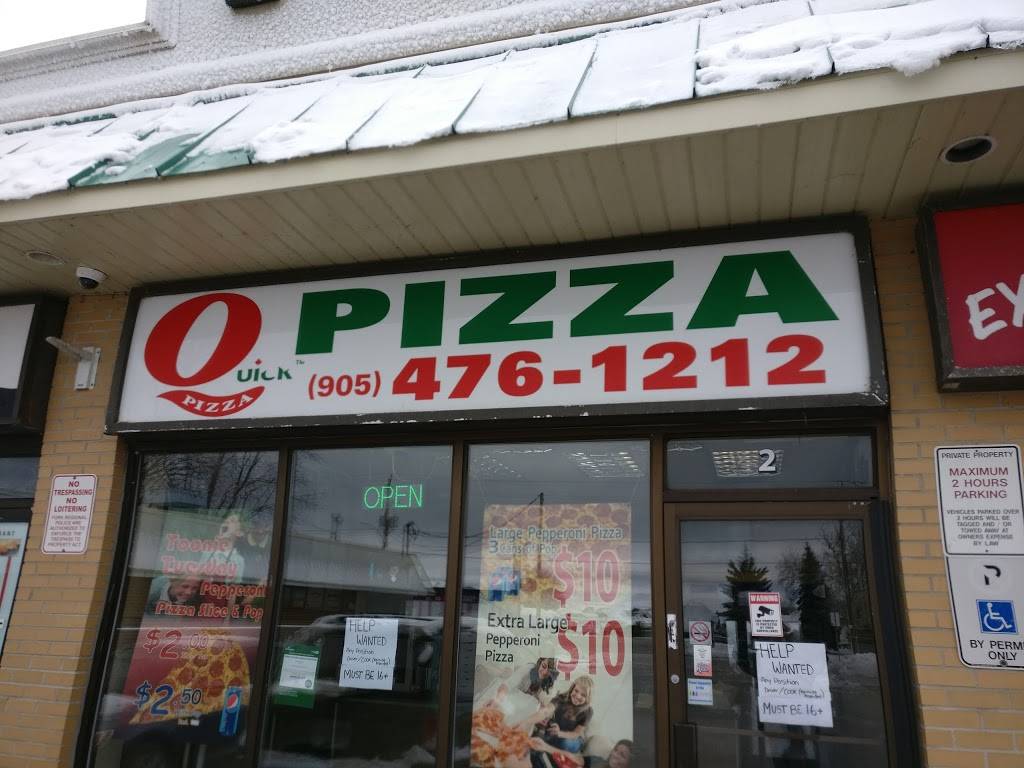 Quick Pizza | meal delivery | 299 The Queensway S, Keswick, ON L4P 2B4, Canada | 9054761212 OR +1 905-476-1212