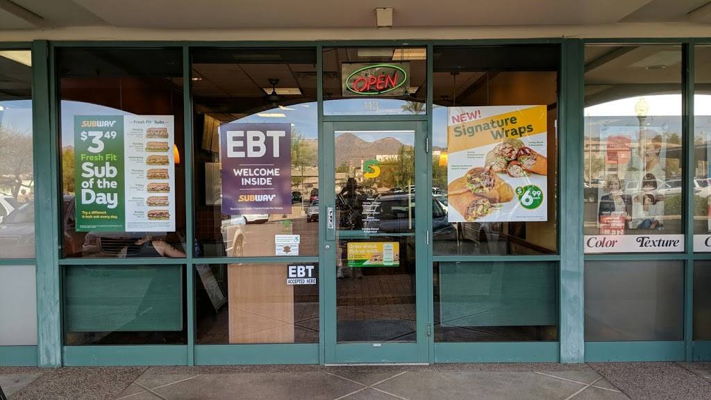 Subway Restaurants | restaurant | Palisades Plaza S/C, 13771 N Fountain Hills Blvd Suite 113, Fountain Hills, AZ 85268, USA | 4808169305 OR +1 480-816-9305