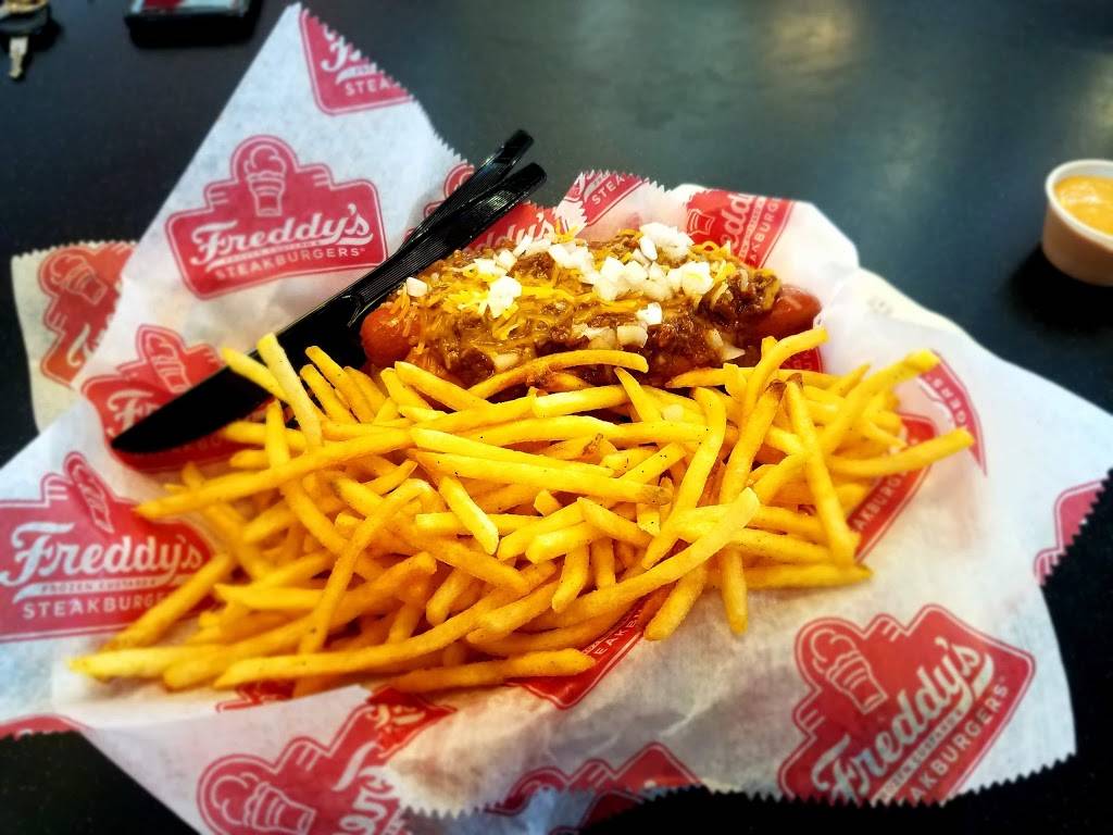 Freddys Frozen Custard and Steakburgers | restaurant | 5101 TX-121 #100, The Colony, TX 75056, USA | 9722945851 OR +1 972-294-5851