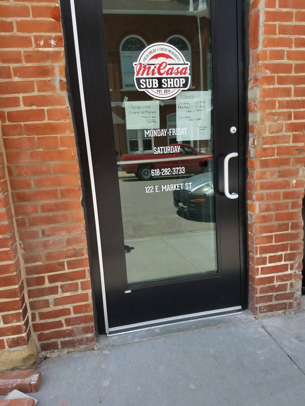 Micasa Sub Shop | restaurant | 122 E Market St, Red Bud, IL 62278, USA | 6182823733 OR +1 618-282-3733