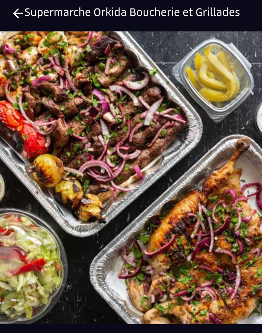 Supermarché orkida boucherie et Grillades | restaurant | 1545 Boul Henri-Bourassa O, Montréal, QC H3M 1X6, Canada | 5143323339 OR +1 514-332-3339