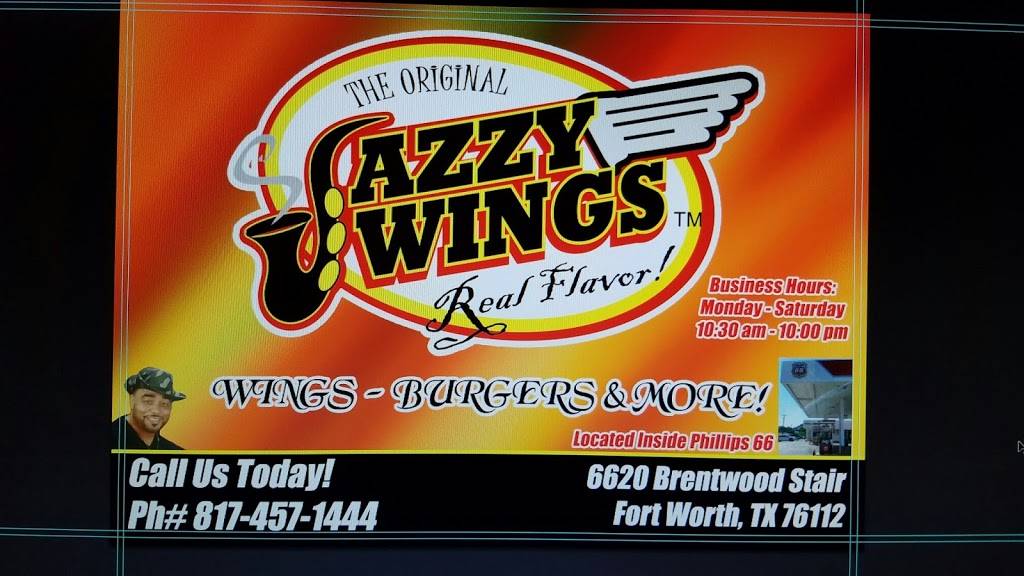 The Original Jazzy Wings | restaurant | 6620 Brentwood Stair Rd, Fort Worth, TX 76112, USA | 8174571444 OR +1 817-457-1444