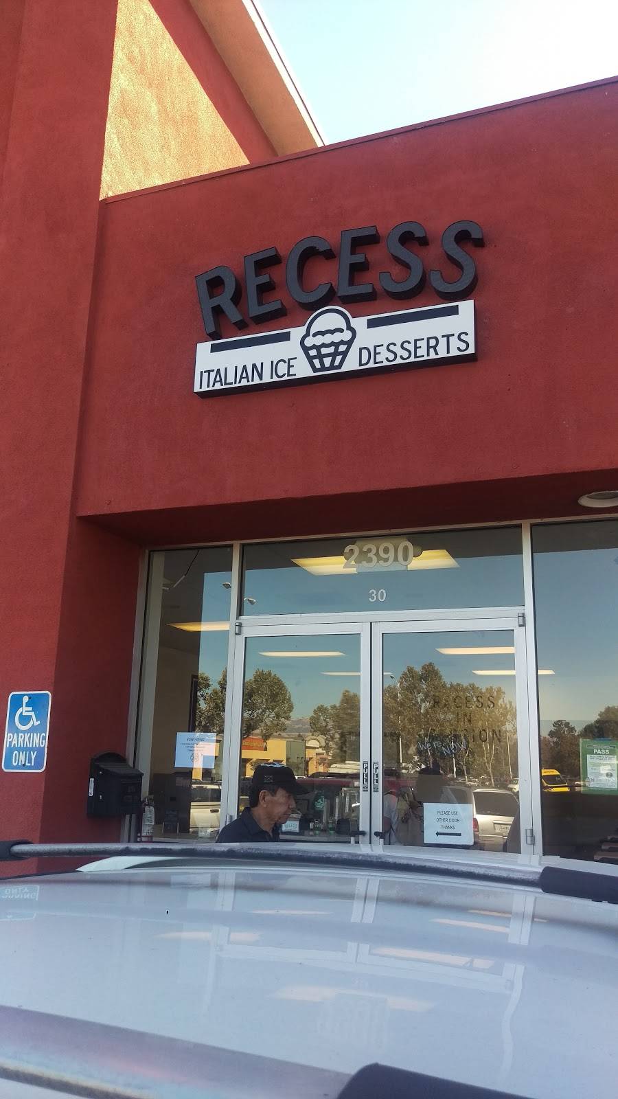 Recess Italian Ice Desserts | restaurant | 2390 Almaden Rd #30, San Jose, CA 95125, USA | 4088419134 OR +1 408-841-9134
