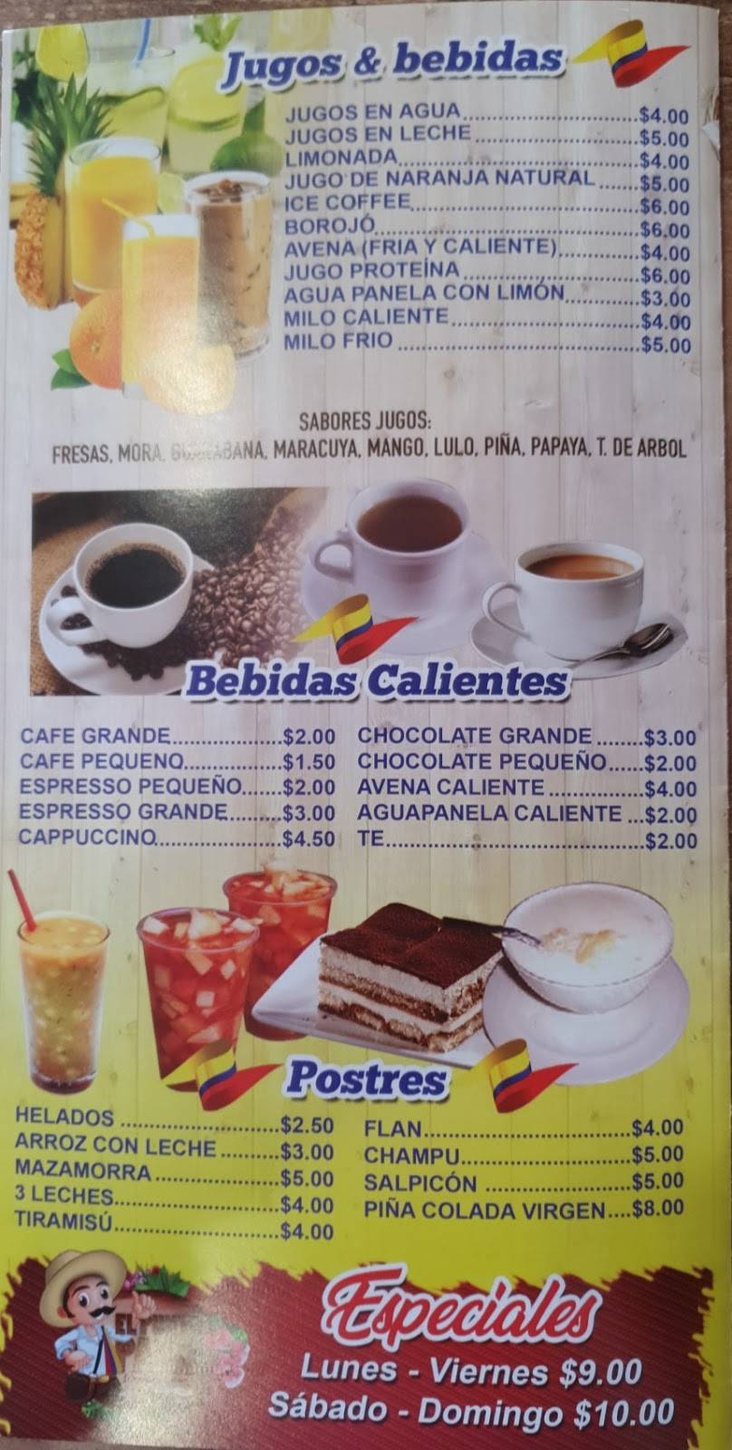 El punto paisa | restaurant | 603 Elizabeth Ave, Elizabeth, NJ 07206, USA | 9083279968 OR +1 908-327-9968