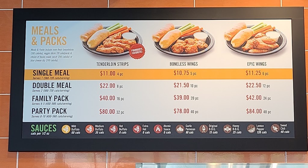 Epic Wings | restaurant | 764 Dennery Rd #101, San Diego, CA 92154, USA | 6192713742 OR +1 619-271-3742