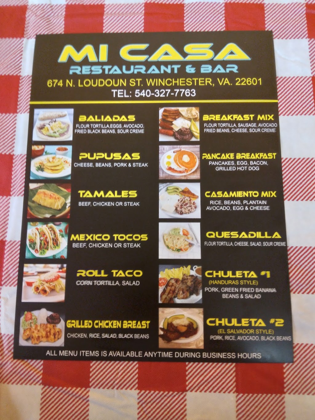 Mi Casa | restaurant | 674 N Loudoun St, Winchester, VA 22601, USA | 5403277763 OR +1 540-327-7763