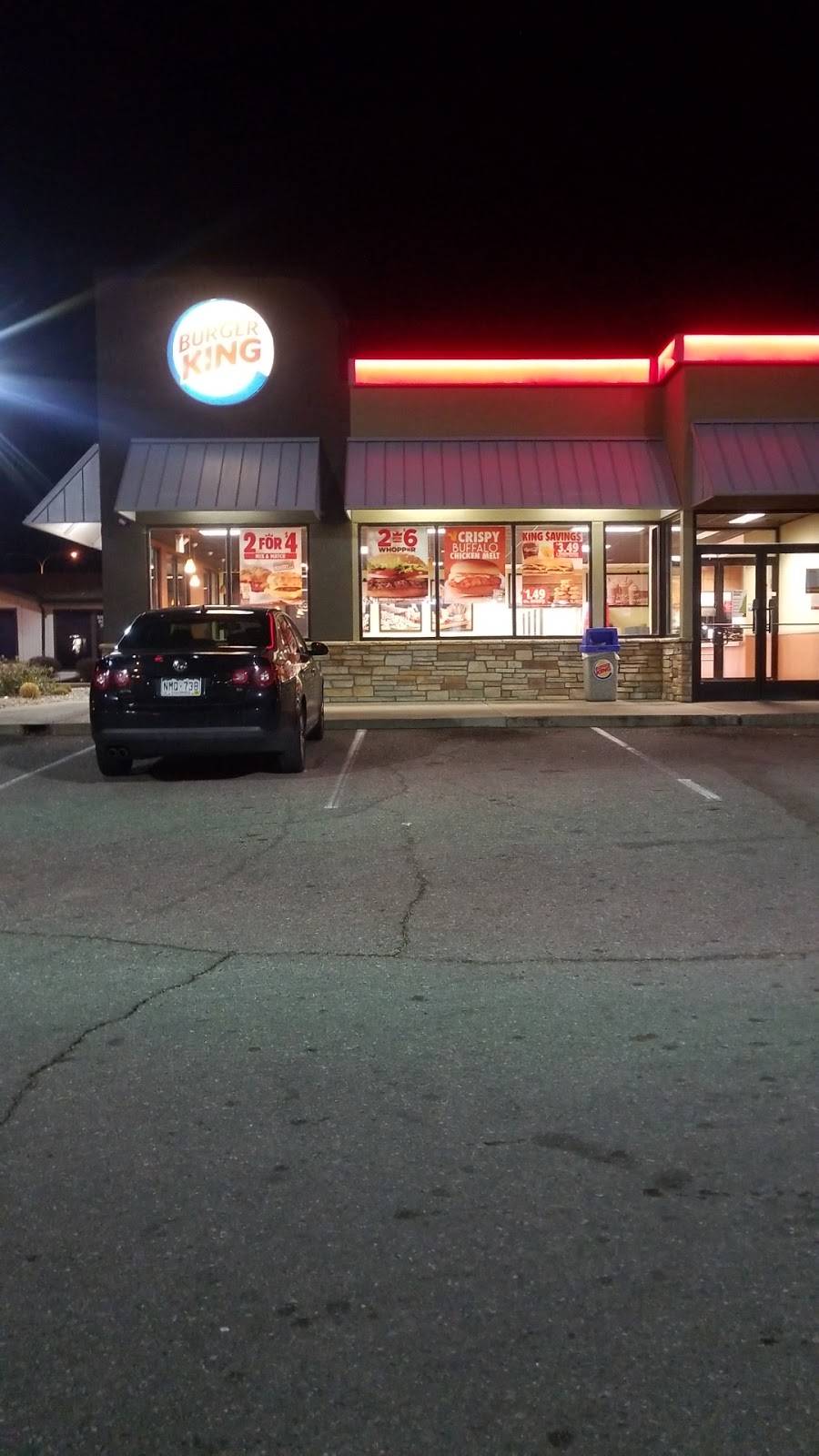 Burger King | restaurant | 4241 Austin Bluffs Pkwy, Colorado Springs, CO 80918, USA | 7195986261 OR +1 719-598-6261