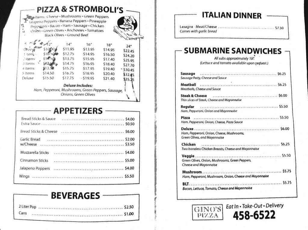 Ginos Pizza | restaurant | 2748, 1556 Wealthy St SE, Grand Rapids, MI 49506, USA | 6164586522 OR +1 616-458-6522