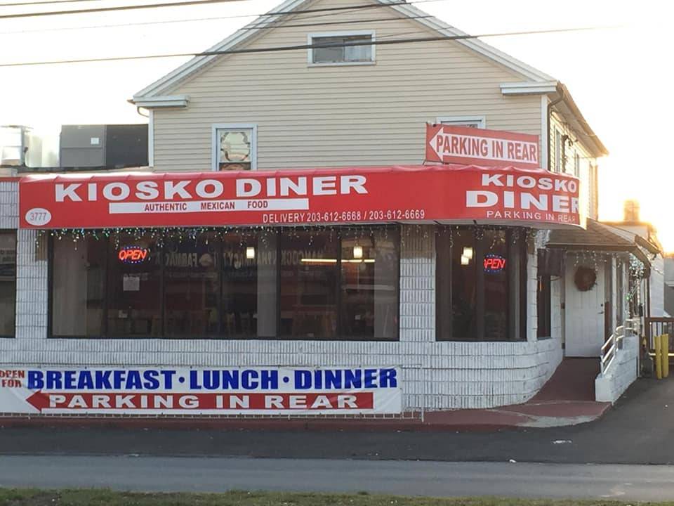 Kiosko Diner | restaurant | 3777 Main St, Bridgeport, CT 06606, USA | 2036126668 OR +1 203-612-6668