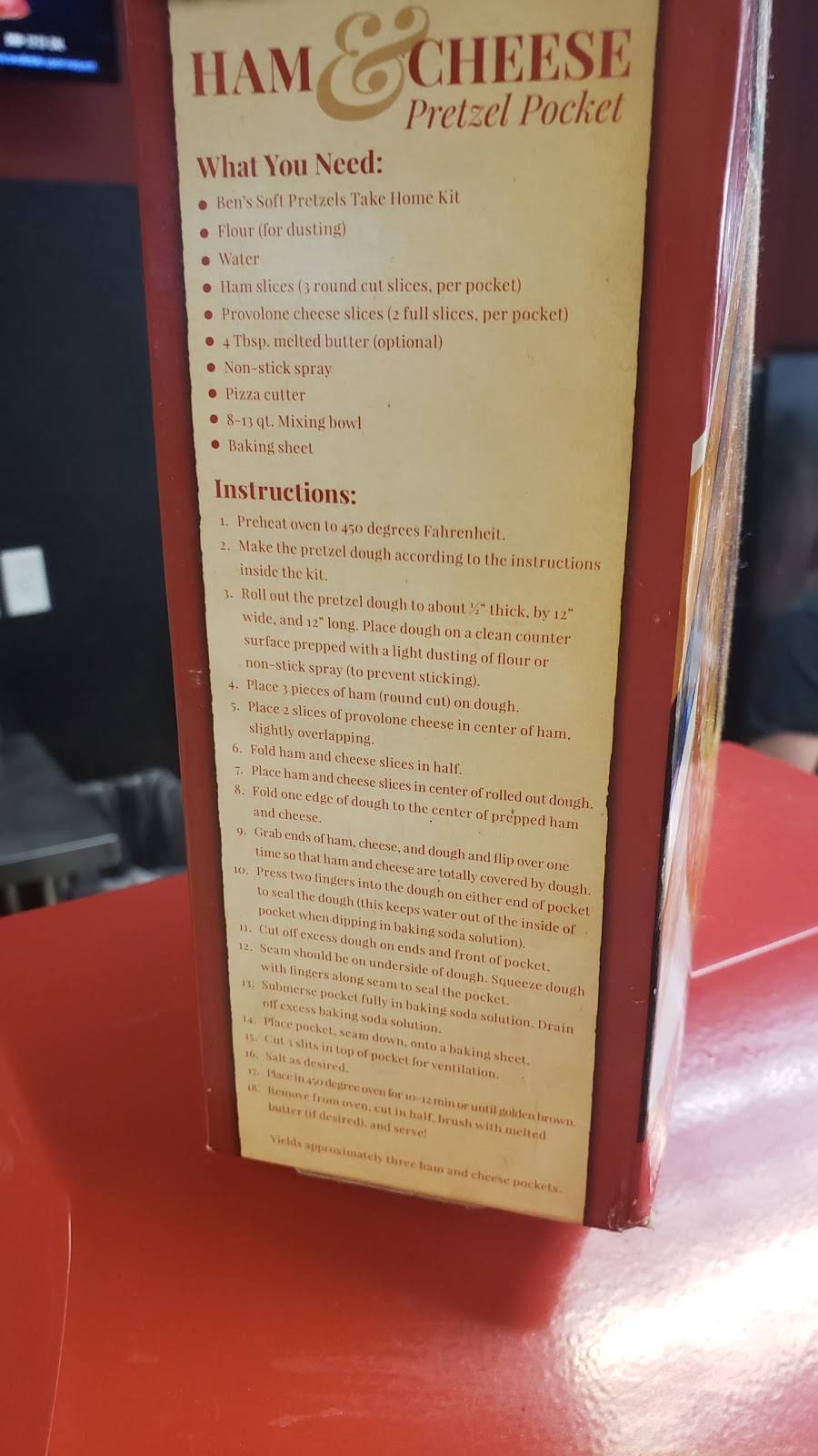 Bens Soft Pretzels | meal takeaway | 1208 E Brandon Blvd, Brandon, FL 33510, USA | 8136617691 OR +1 813-661-7691