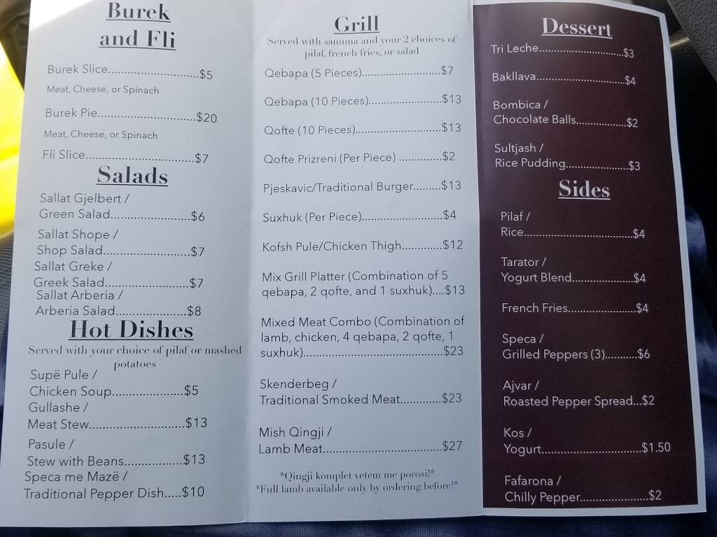 Arberia | restaurant | 2325 65th St, Brooklyn, NY 11204, USA | 7186764408 OR +1 718-676-4408