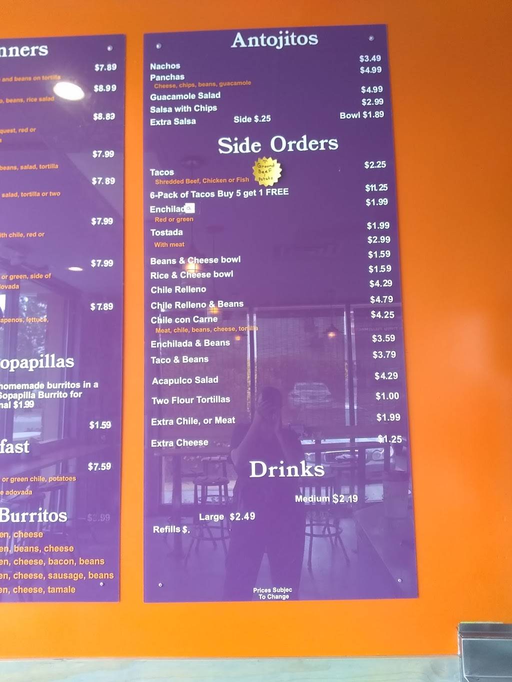 Pericos Tacos and Burritos | restaurant | 10401 Golf Course Rd NW, Albuquerque, NM 87114, USA | 5057925255 OR +1 505-792-5255