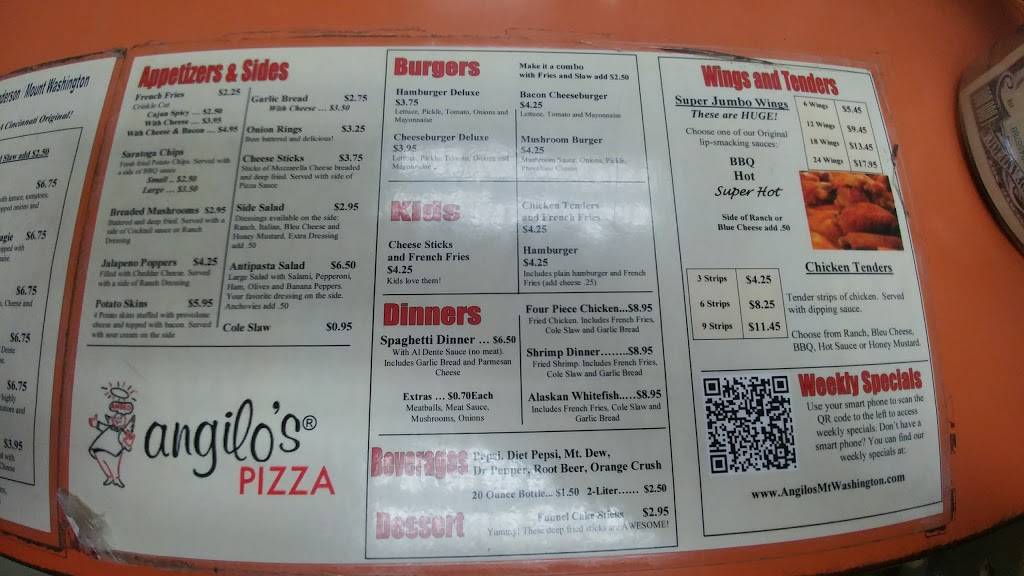 Angilos Pizza | restaurant | 2749 6403, Salem Rd, Cincinnati, OH 45230, USA | 5132310281 OR +1 513-231-0281