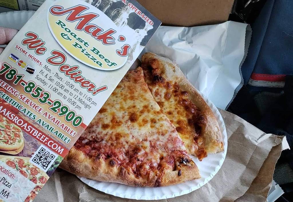 MAKs Roast Beef & Pizza | meal takeaway | 35 Revere St, Revere, MA 02151, USA | 7818532900 OR +1 781-853-2900