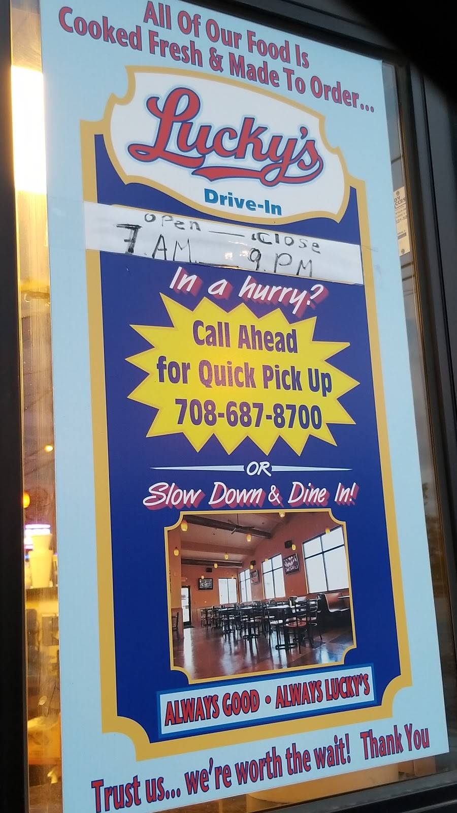 Luckys Restaurant | meal delivery | 16200 S Cicero Ave, Oak Forest, IL 60452, USA | 7086878700 OR +1 708-687-8700