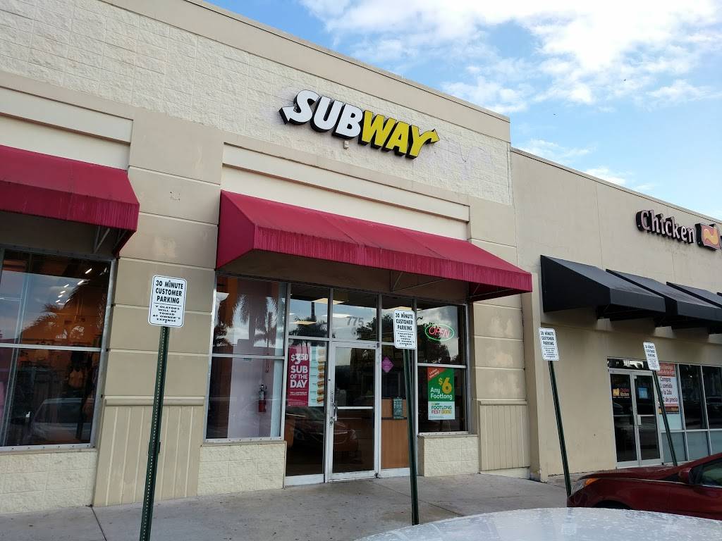 Subway Restaurants | restaurant | 775 W 49th St Unit 6 Palm Springs Mile SC, Hialeah, FL 33012, USA | 3054563179 OR +1 305-456-3179